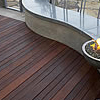 Ipe Deck with a firepit
